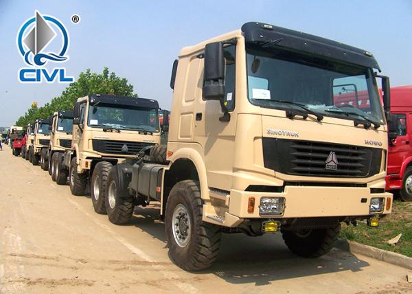 new SINOTRUK HOWO 6X6 All wheel - drive tractor truck prime mover truck used with semi trailer