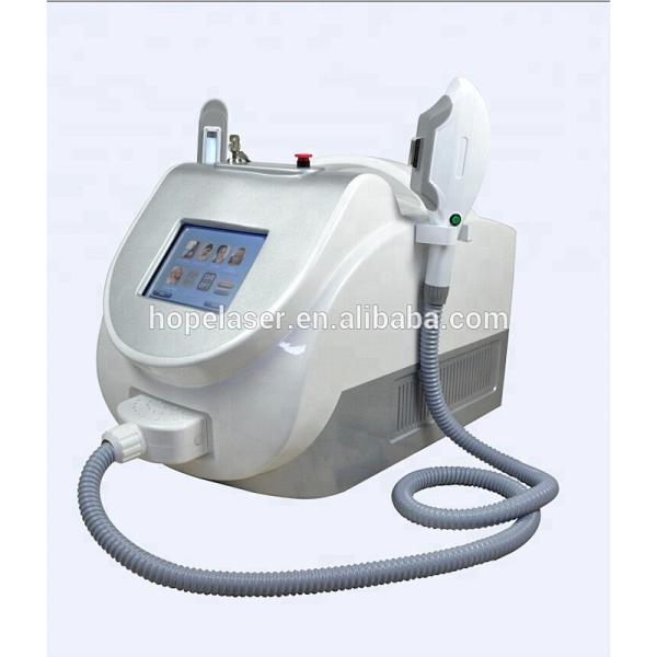 Beauty salon and spa use shr laser two handles ipl shr opt portable hair removal machine