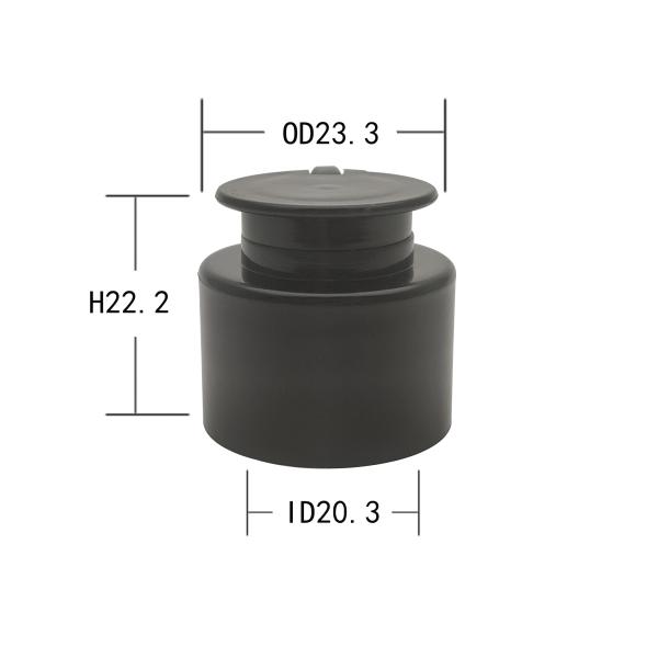 Liquid Body Soap Bottle 20MM Plastic Flip Top Cap Customized Logo