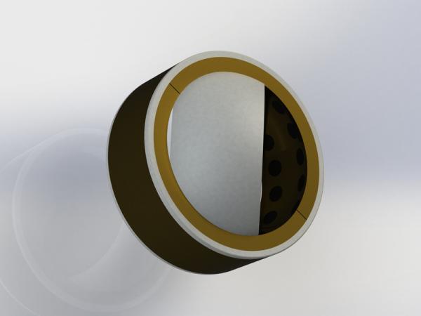 Rodízio plano esférico radial Elastomérico Polimérico Ligação de articulação de rolamento Água lubrificada