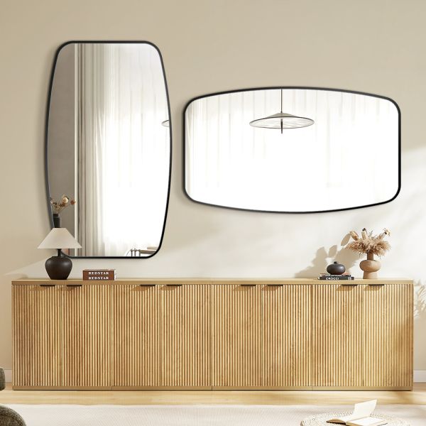 4mm 5mm Bathroom Wall Mirror Aluminium Frame HD Copper Free Silver Mirror