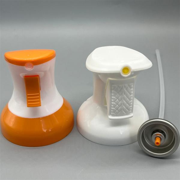 Universal Air Freshener Spray Valve for Multi-Surface Applications with Adjustable Nozzle and Eco-Friendly Design