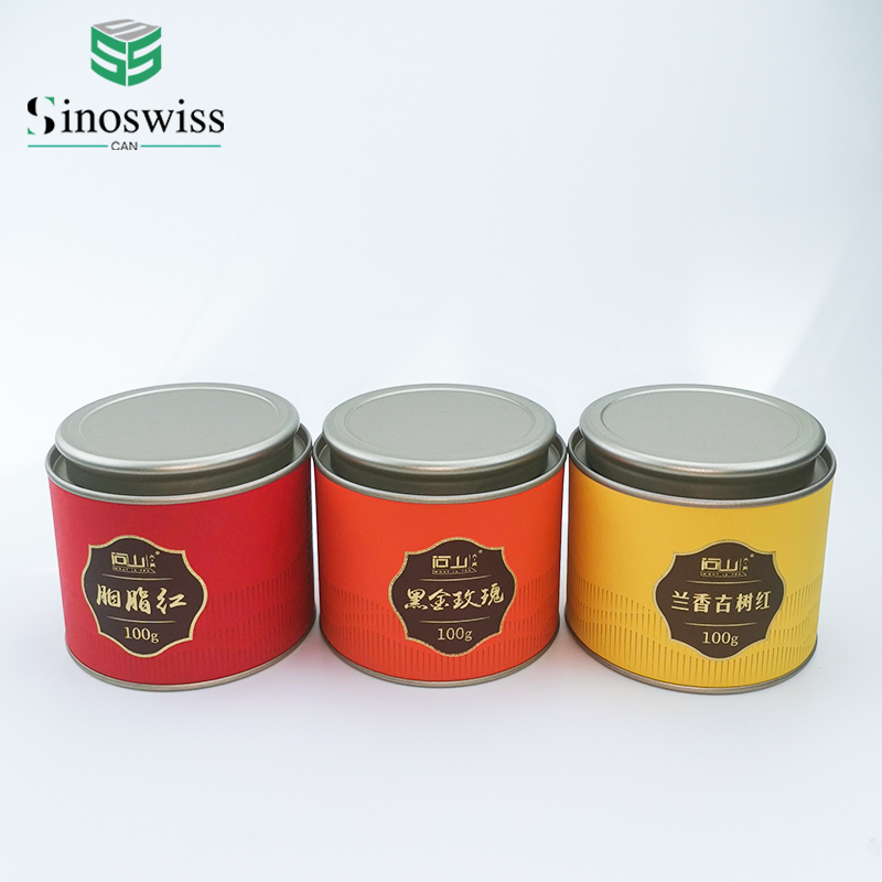 Custom Height Paper Tea Cylinder Packaging Empty Airtight Tube Package For Gift