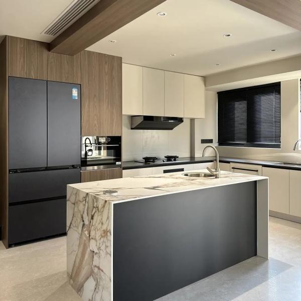 Diseños de gabinete de cocina moderno para el gabinete de cocina en casa