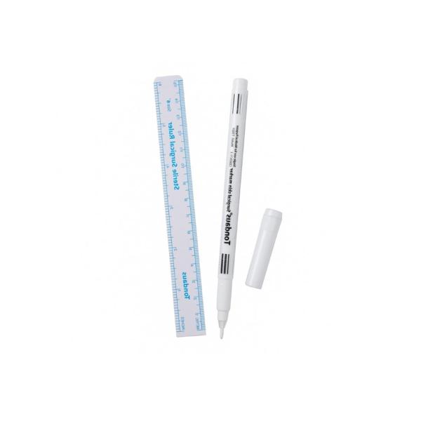 Отметка белых водоустойчивых пластиковых чернил хирургическая для ручки макияжа татуировки постоянной