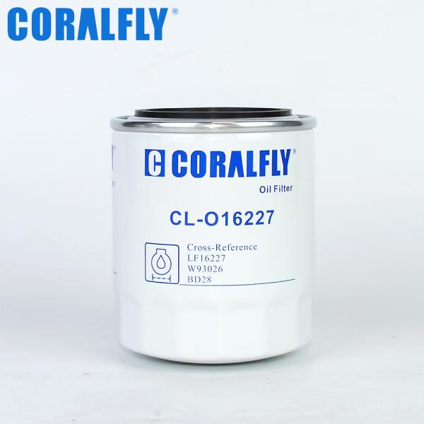 Coralfly Construction Machinery Oil Filter LF16227 For Fleetguard