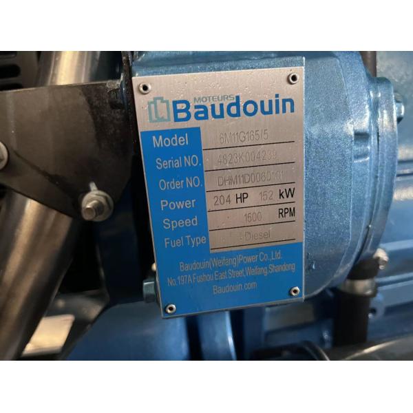 ISO9001 Certified 150KVA Weichai Series Boduan Diesel Generator Set for Large-Scale School Backup Power Supply