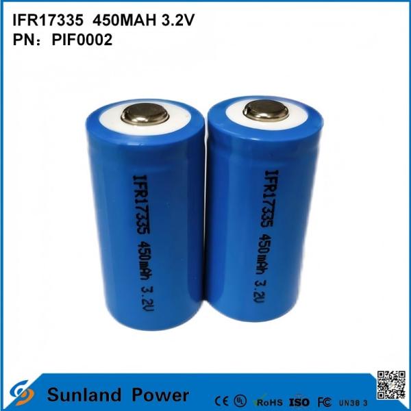IFR17335 Batterie 3,2V 450mAh pour une variété d'appareils et de scénarios, y compris les produits numériques, les équipements d'éclairage, les outils électriques, les petits appareils électroménagers et les systèmes de stockage d'énergie.
