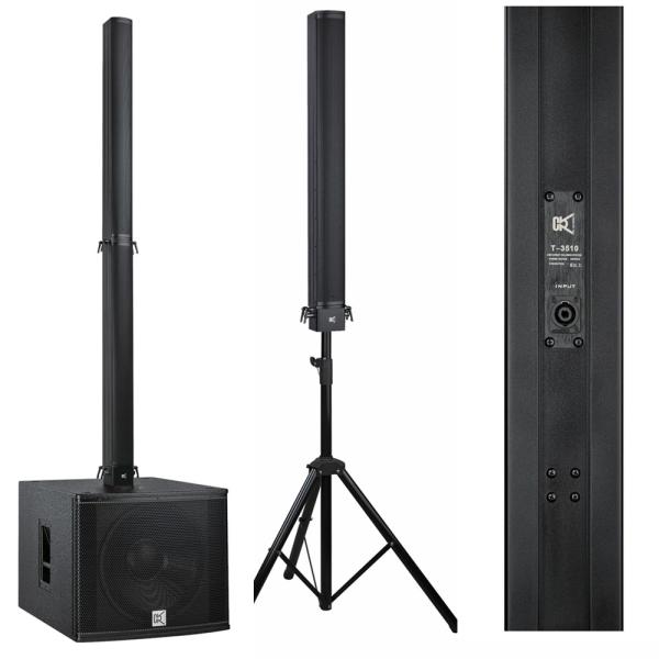 Active Line Array Speakers 18inch Sub Woofer , Column Bluetooth Speaker Music
