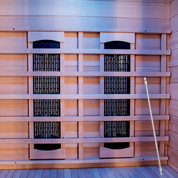 Custom Home Hemlock 2 Person Infrared Sauna Room With Oxygen Ionizer
