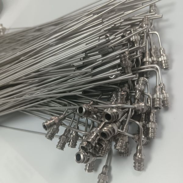 316l Stainless Steel Experimental Spray Needle Cnc Milling Of Ruhr Joint