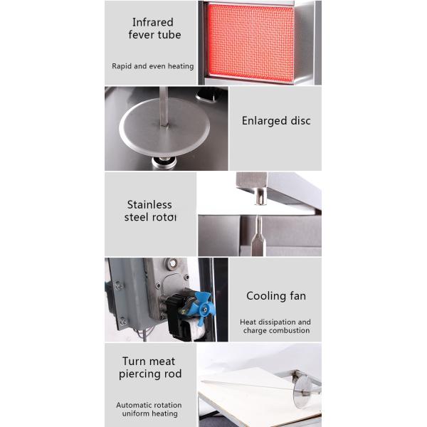 Assistance technique vidéo après le service commercial de poulet à gaz machine à kebab Shawarma