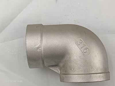 1 Inch 304 Stainless Steel Pipe Elbow Fitting Silver Color ISO 9001 Certified
