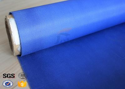 Composto exterior de pano revestido resistente à prova de fogo da fibra de vidro da prata