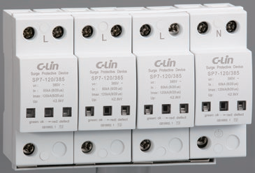 Protégeurs contre les surtensions de tension de 230 V à 400 V