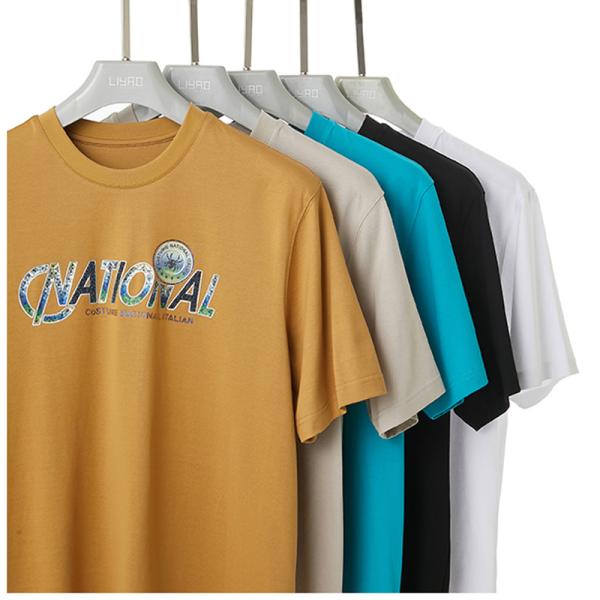 100% Cotton Custom Men'S T Shirts Oversized 240g For Daily Casual Office Wearing