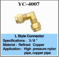 High Pressure Brass L Shaped 3/8