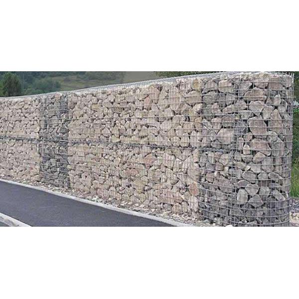 La pierre de Gabion de mur de Retainning met en cage le diamètre de fil de l'acier inoxydable 2.0mm