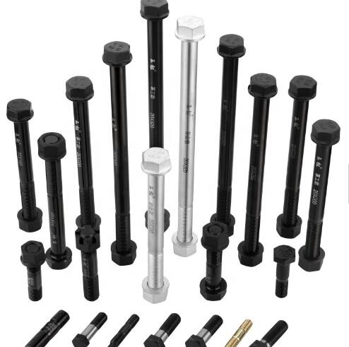 Metric Steel Hex Head Bolts M16 - M30 Class 10.9 12.9 Zinc Plate Surface ISO10664