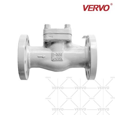 O nrv BS5352 verifica do óleo de aço da proibição da válvula de verificação 300lb da polegada DN50 da válvula a válvula de verificação vertical média forjada do elevador A105N 2