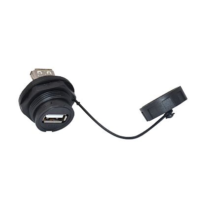 изображение 001(001) Напечатайте мужчины к соединителю USB 2,0 соединителя USB мужского держателя панели водоустойчивому