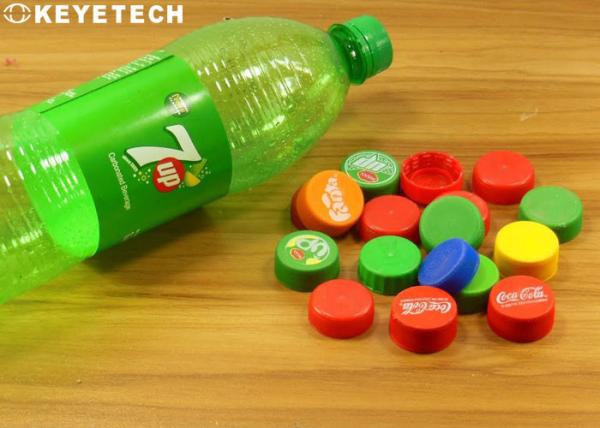Soda Bottle Cap Inspection System With High Pixel Industrial Camera