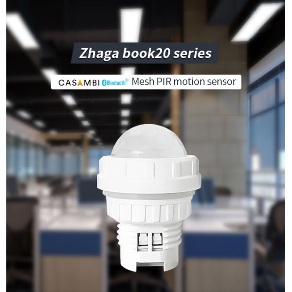 Zhaga book20 based CASAMBI BLE mesh PIR motion sensor, DALI-2 output
