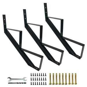 Steel Stair Step Riser 2 Step Stair Stringers for Deck Sturdy Steel Stair