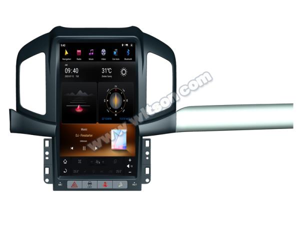 13.6 Screen Tesla Vertical Android Screen For Chevrolet Captiva 2012-2017 Left Hand Driver Car Multimedia Stereo GPS Carplay Player