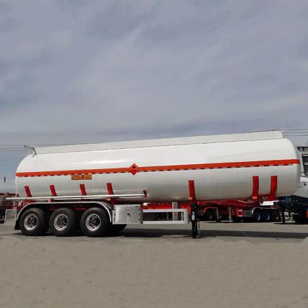 3 eixos 42000 45000 litros Alumínio Carbono Aço Tanker de óleo Tanque de combustível Semi-remolque Tanker de óleo Truck trailer