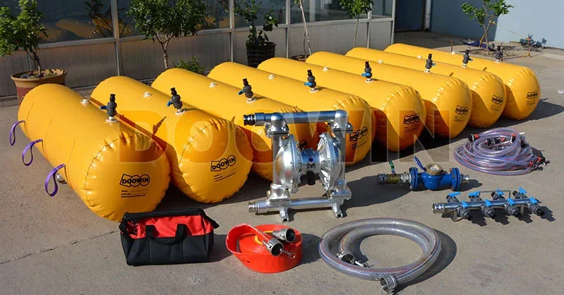 Sacs de lestage à eau de 1,3 mm d'épaisseur 100 kg - 1000 kg pour tests de passerelle