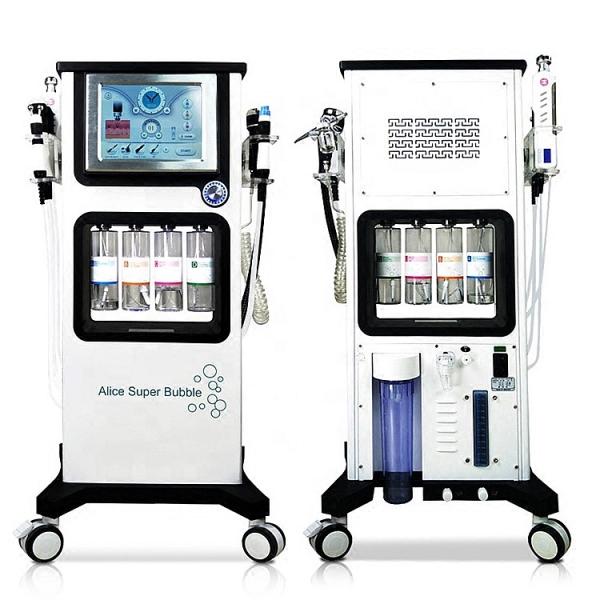 7 In 1 Hydro Facial Dermabrasion Skin Care Machine Hydra Oxygene Super Facial Oxgyen Therapy Triple Rf Skin Tighten