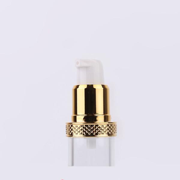 O cosmético mal ventilado de prata branco claro plástico de Overcap engarrafa o empacotamento para a loção 10ml - 30ml