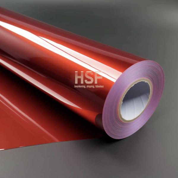 Translucent Red Silicone Release Films MOPP Films 1300mm For Gift Wrapping