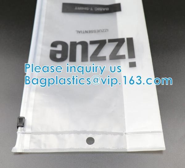 Swimwear Packaging Pouch With K Top, Gusset Bag Bikini Slider Zipper Packaging Bags, Hanger Hook Underwear