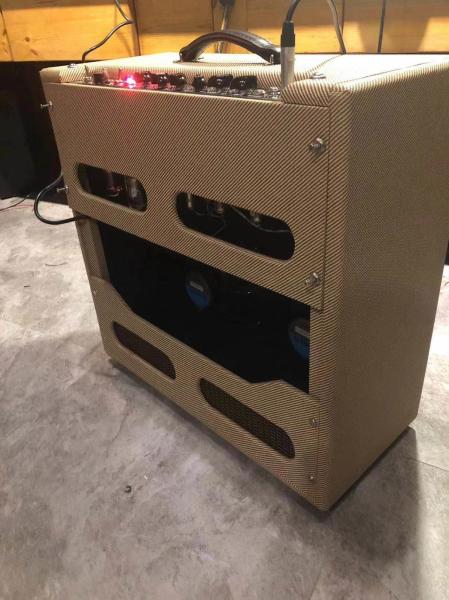 CUSTOM FENDER 5F6A STYLE 59 BASSMAN LTD 4X10 HANDWIRED ALL TUBE GUITAR AMP COMBO