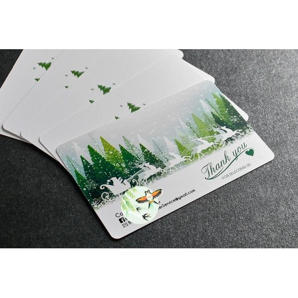 After-sales service card thank-you card 4 colors CYMK offset printing Matte Glossy Frosted Custom Logo Gift card