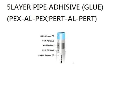 Industrial Super Strong Adhesive Glue For Aluminum Plastic Composite PERT-AL-PERT FIVE LAYER PIPE