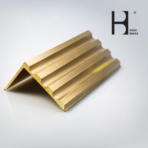 Excellent anti-corrosion Brass Extruding Anti-slip Strip Profiles brushing,polishing,chrome plating, antique