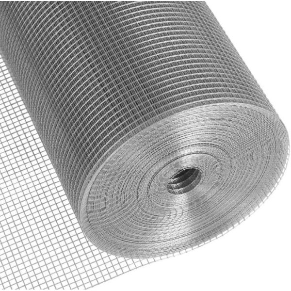 Professional Galvanized Weld Mesh Fence Panels , Steel Mesh Screen Roll
