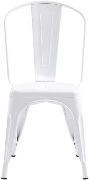 Metal Kitchen Stackable Metal Restaurant Chairs , Restaurant Stacking Chairs