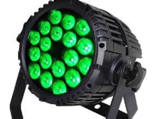 Colorful 18 X10w Led Par Stage Lights , Led Can Lights DMX 512