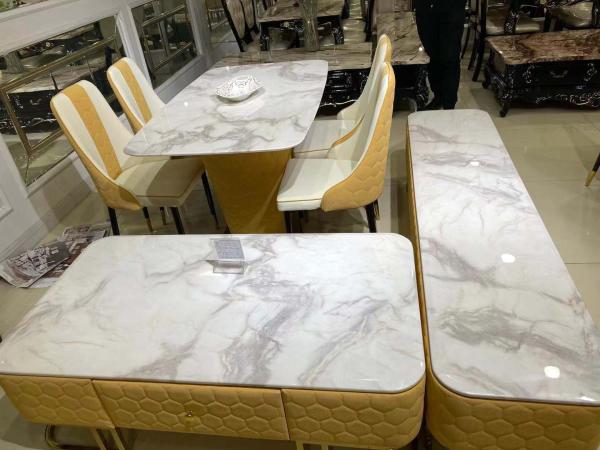 Clear Textured Marble Top Tv Cabinet Alkali Resistant For Family House
