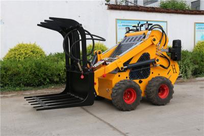 WY230 23HP Mini Skid Steer Loader With Log / Grass Grapple CE Approved