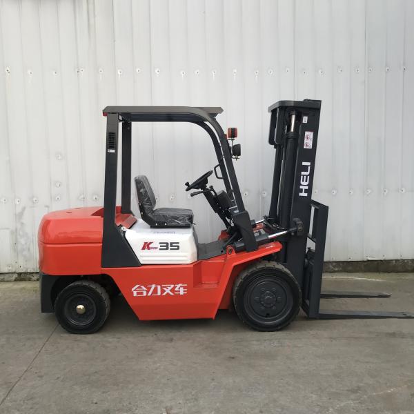 Used 3.5 Ton Diesel Forklift HELI K30 K35 Low Working Hour Second Hand Fork Lift Trucks