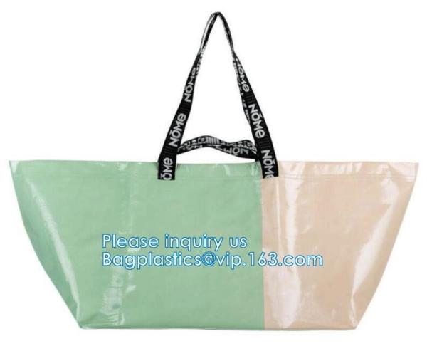 Eco Reusable Supermarket Grocery Promotion Shopping carrier, fabric tote cloth bag, Woven sack