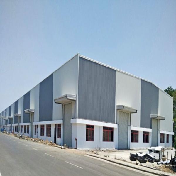 Wind-Resistant Prefabricated Steel Warehouse with H Frame Structure