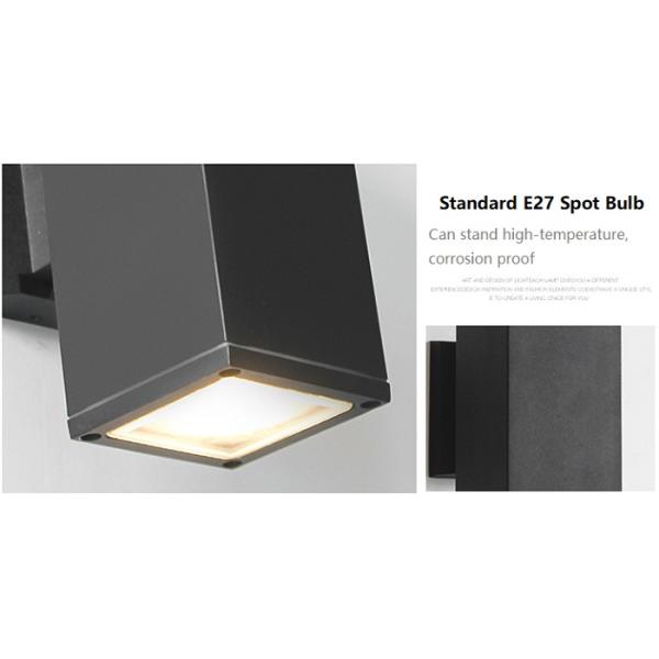 Rectangle Shape Twin-head 12W LED Wall Light Outdoor Waterproof AC85-265V