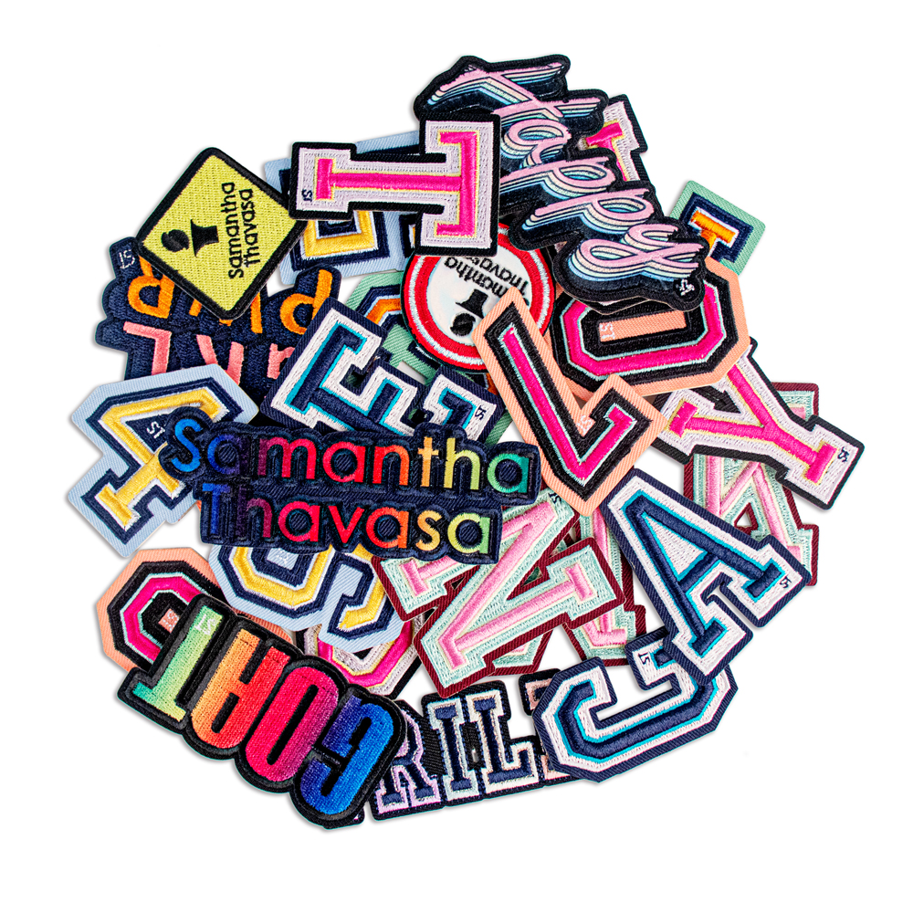 3D Embroidery Patch Custom Logo Iron on Patch High Quality Woven Patch for Jacket Bag Wholesale