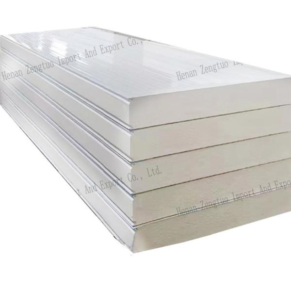 Parede exterior PUR PIR Rockwool EPS painel de sanduíche ignífugo para telhado e sistema de parede
